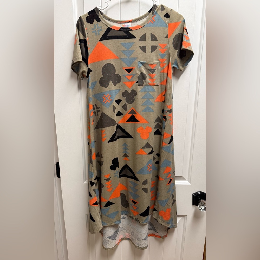Lularoe Disney Mickey Mouse Dress Size Small With Pockets Extra Small Like New